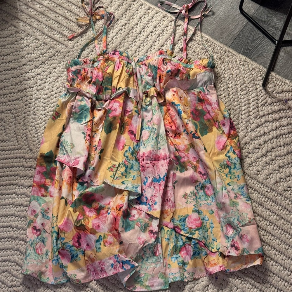 Floral Camisole Dress with Adjustable Straps